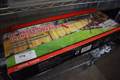 IN ORIGINAL BOX! V/6326 30" Rectangular Charcoal Barbecue Grill