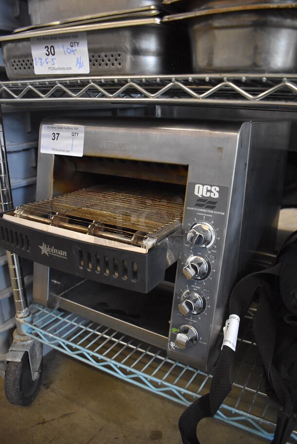 Star Holman QCS-2-50C Stainless Steel Commercial Countertop Electric Powered Conveyor Toaster Oven. 120 Volts, 1 Phase. 14.5x18x15. Tested and Working! - Image 2 of 6