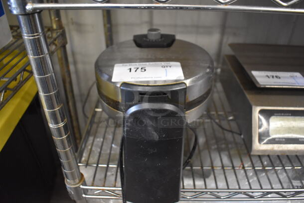 Metal Countertop Waffle Maker. 8x14x7. Tested and Working! - Image 2 of 5