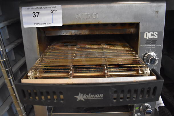 Star Holman QCS-2-50C Stainless Steel Commercial Countertop Electric Powered Conveyor Toaster Oven. 120 Volts, 1 Phase. 14.5x18x15. Tested and Working! - Image 4 of 6