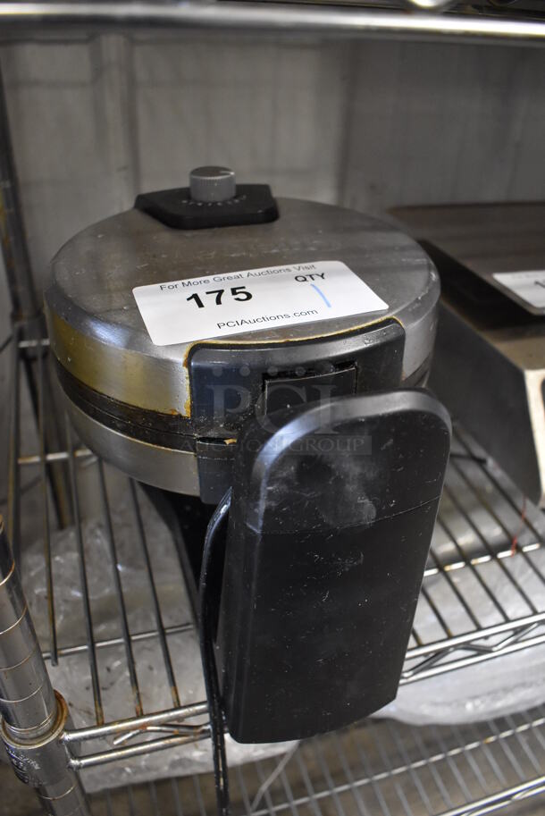 Metal Countertop Waffle Maker. 8x14x7. Tested and Working! - Image 4 of 5