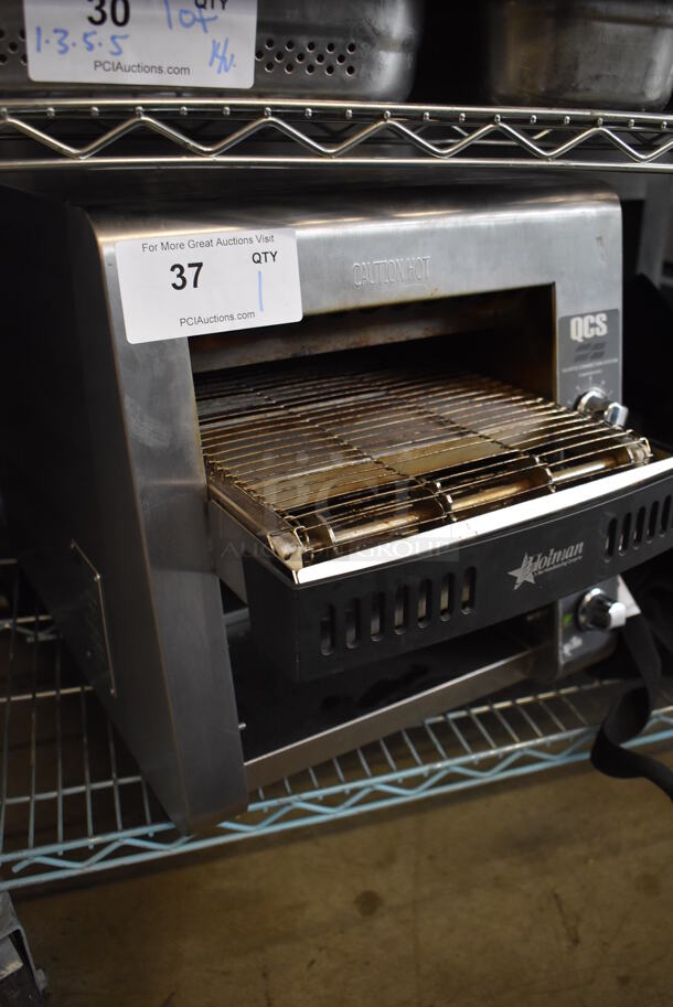 Star Holman QCS-2-50C Stainless Steel Commercial Countertop Electric Powered Conveyor Toaster Oven. 120 Volts, 1 Phase. 14.5x18x15. Tested and Working! - Image 6 of 6
