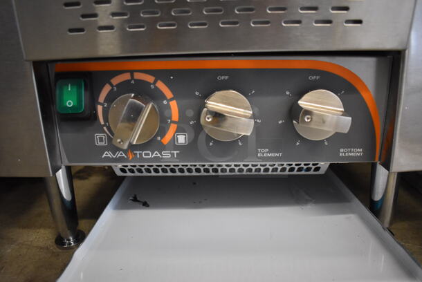 LIKE NEW! AvaToast TT-300-240 Stainless Steel Commercial Countertop Conveyor Toaster Oven. Unit Has Only Been Used a Few Times! 240 Volts, 1 Phase. 14.5x22x21 - Image 2 of 7