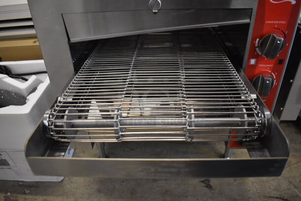 LIKE NEW! Avantco 177CVROV10RA Stainless Steel Commercial Countertop Conveyor Oven. 120 Volts, 1 Phase. 17x26x22. Tested and Working! - Image 4 of 6