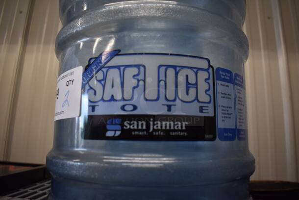 2 San Jamar Blue Poly Ice Buckets. 14x11.5x17. 2 Times Your Bid! - Image 3 of 3