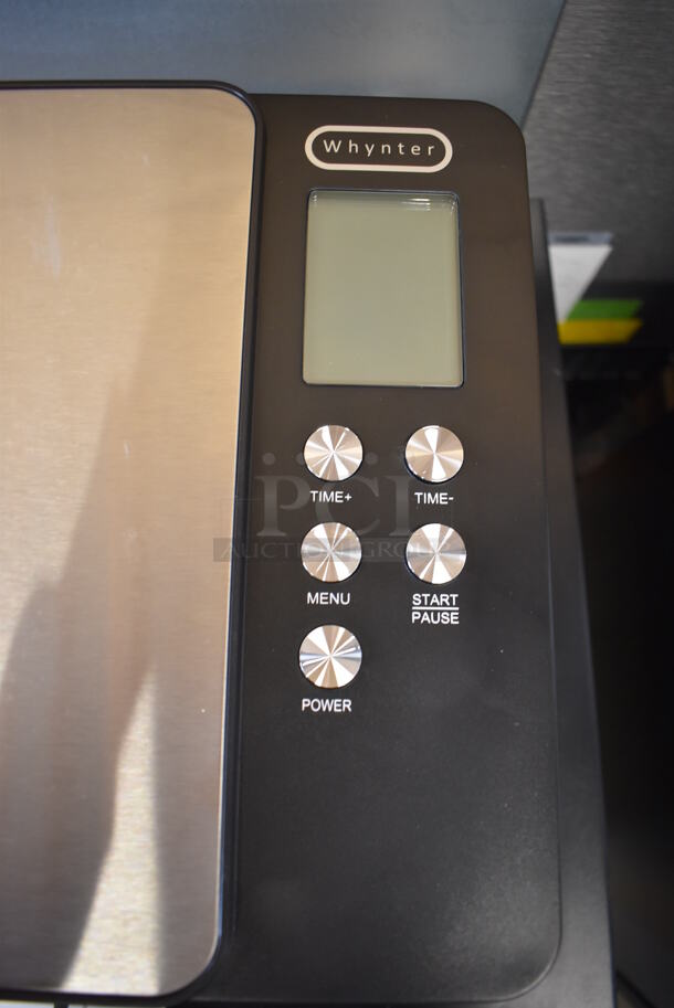 BRAND NEW SCRATCH AND DENT! Whynter ICM-220SSY Stainless Steel Countertop Ice Cream Yogurt Maker. 110-120 Volts, 1 Phase. 17x12x10.5. Tested and Working! - Image 3 of 7