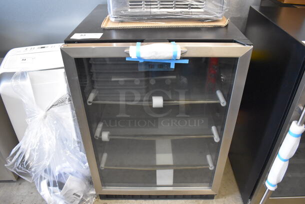 BRAND NEW! Danby Silhouette DBC3148LS-1 Stainless Steel Beverage Cooler Merchandiser. 115 Volts, 1 Phase. 24x24X34. Tested and Working!