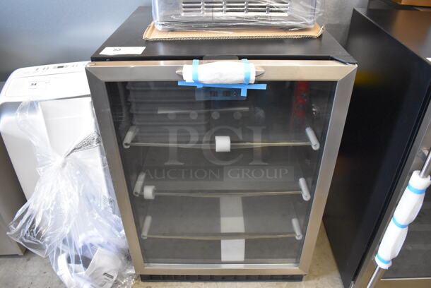 BRAND NEW! Danby Silhouette DBC3148LS-1 Stainless Steel Beverage Cooler Merchandiser. 115 Volts, 1 Phase. 24x24X34. Tested and Working! - Image 1 of 7