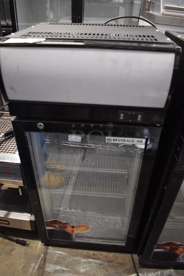 Beverage Air CTF3-1-B Metal Commercial Mini Freezer Merchandiser. 115 Volts, 1 Phase. 19x18x40. Tested and Working!