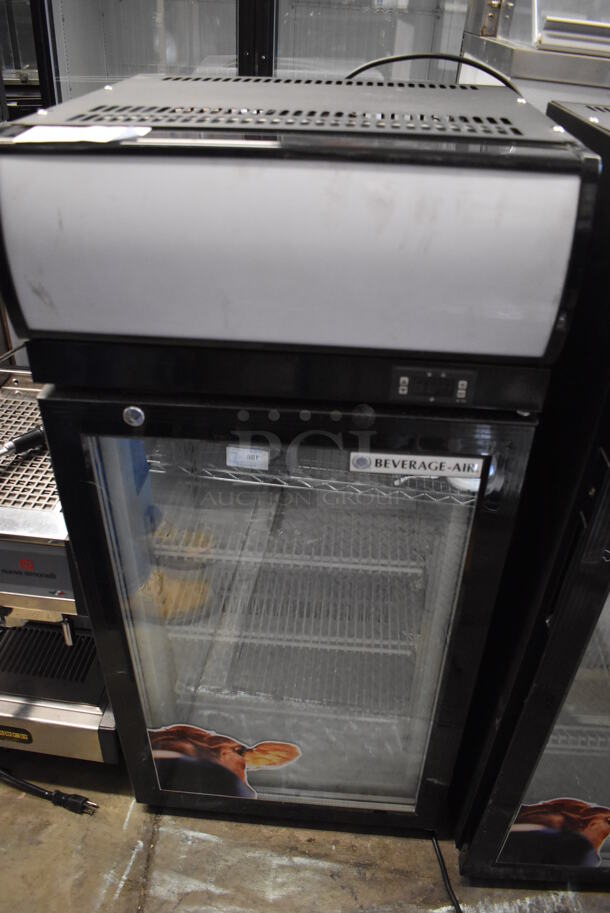 Beverage Air CTF3-1-B Metal Commercial Mini Freezer Merchandiser. 115 Volts, 1 Phase. 19x18x40. Tested and Working! - Image 1 of 5