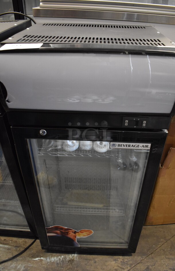 Beverage Air CTF3-1-B Metal Commercial Mini Freezer Merchandiser. 115 Volts, 1 Phase. 19x18x40. Tested and Working!