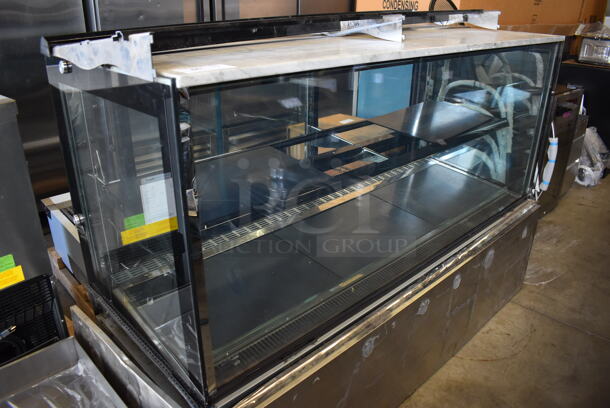Yukon Stainless Steel Commercial Deli Display Case Merchandiser. 70x27x47. Tested and Does Not Power On - Image 2 of 7