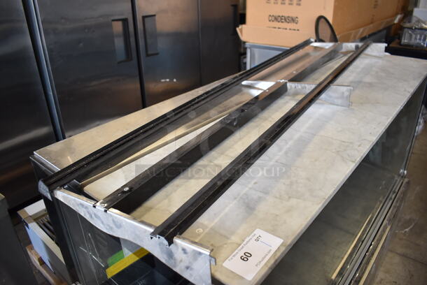 Yukon Stainless Steel Commercial Deli Display Case Merchandiser. 70x27x47. Tested and Does Not Power On - Image 3 of 7