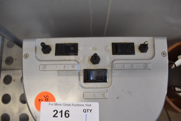 Hamilton Beach Metal Commercial Countertop 3 Head Milkshake Mixer w/ 3 Metal Mixing Cups. 115 Volts, 1 Phase. 12x8x20.5. Tested and Working! - Image 4 of 5