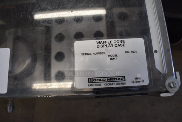 Gold Medal 8211 Poly Countertop Waffle Cone Display Case Merchandiser. 12x15x22 - Image 4 of 4