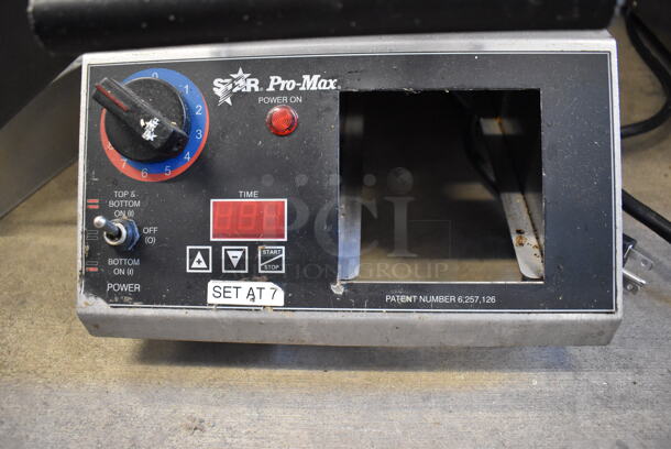 Star Stainless Steel Commercial Countertop Panini Press. 12x22x13. Cannot Test Due To Plug Style - Image 4 of 6