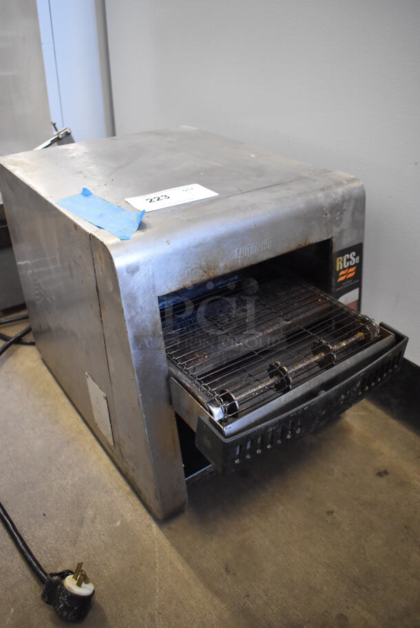 Star Holman RDSE-2-1200SK Stainless Steel Commercial Countertop Electric Powered Conveyor Toaster Oven. 208 Volts, 1 Phase. 15x23x16 - Image 2 of 5
