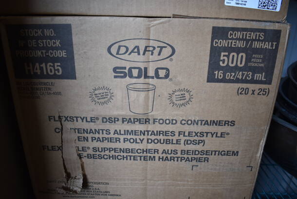 ALL ONE MONEY! Lot of 5 Boxes of Various Paper Products Including Food Containers and Lids - Image 4 of 5