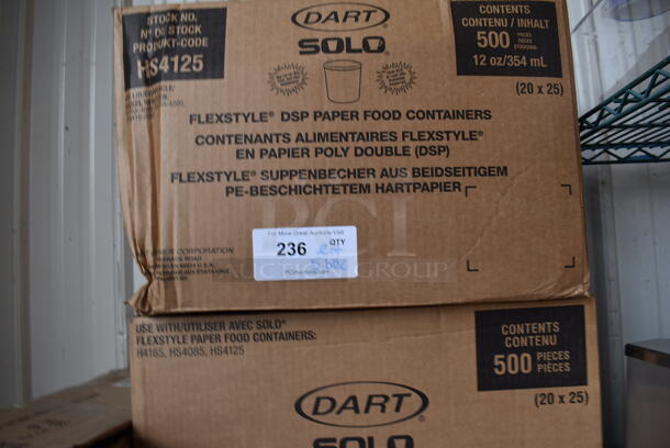 ALL ONE MONEY! Lot of 5 Boxes of Various Paper Products Including Food Containers and Lids - Image 5 of 5