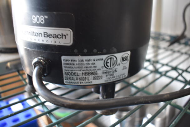 Hamilton Beach HBB908 Metal Countertop Blenders. 120 Volts, 1 Phase. 7x7x15. Tested and Working! - Image 5 of 5