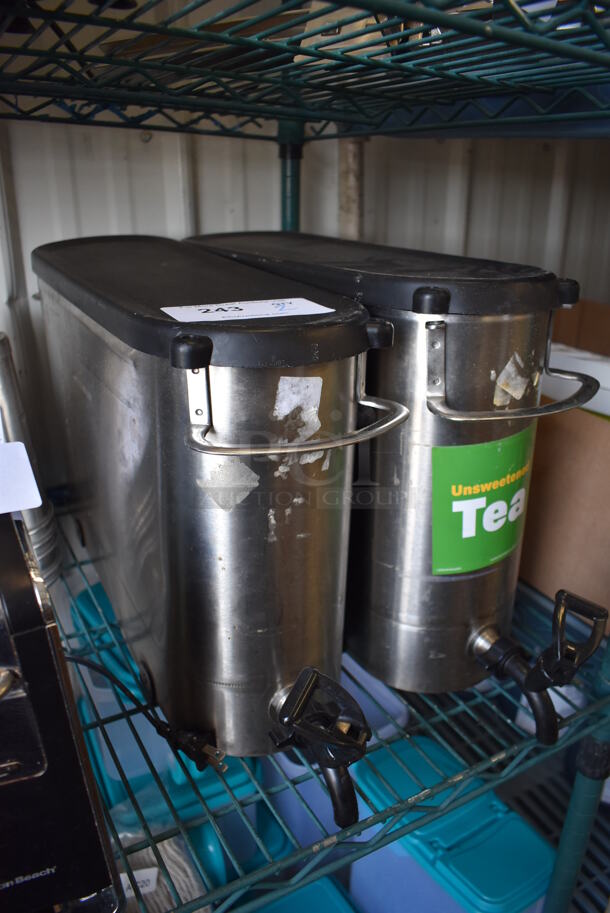 2 Stainless Steel Beverage Holder Dispensers. 6x21x12.5. 2 Times Your Bid! - Image 2 of 3