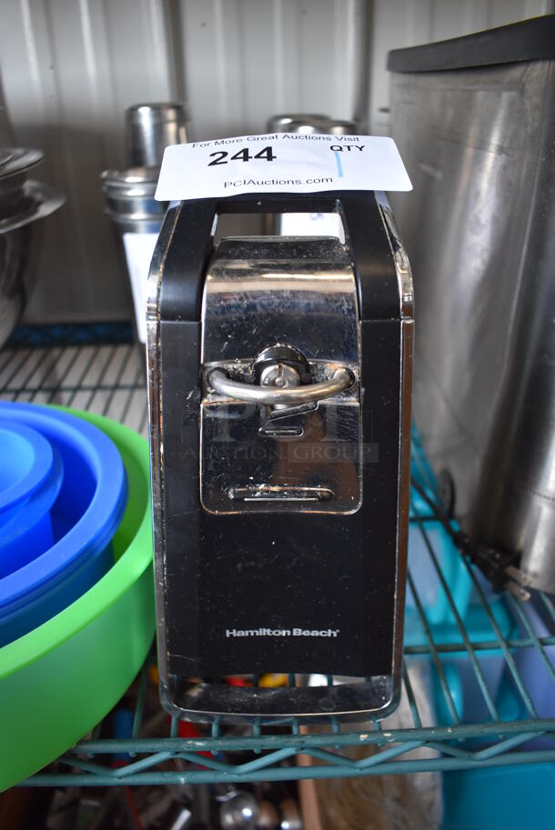 Hamilton Beach Countertop Electric Can Opener. 4x4x10. Tested and Working! - Image 1 of 3
