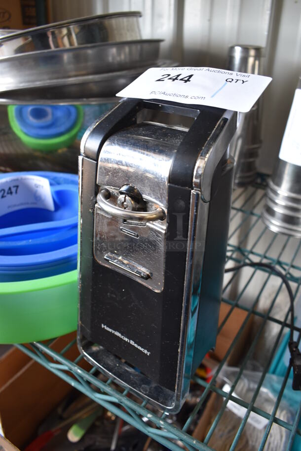 Hamilton Beach Countertop Electric Can Opener. 4x4x10. Tested and Working! - Image 2 of 3