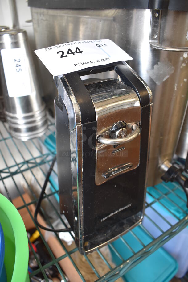 Hamilton Beach Countertop Electric Can Opener. 4x4x10. Tested and Working! - Image 3 of 3