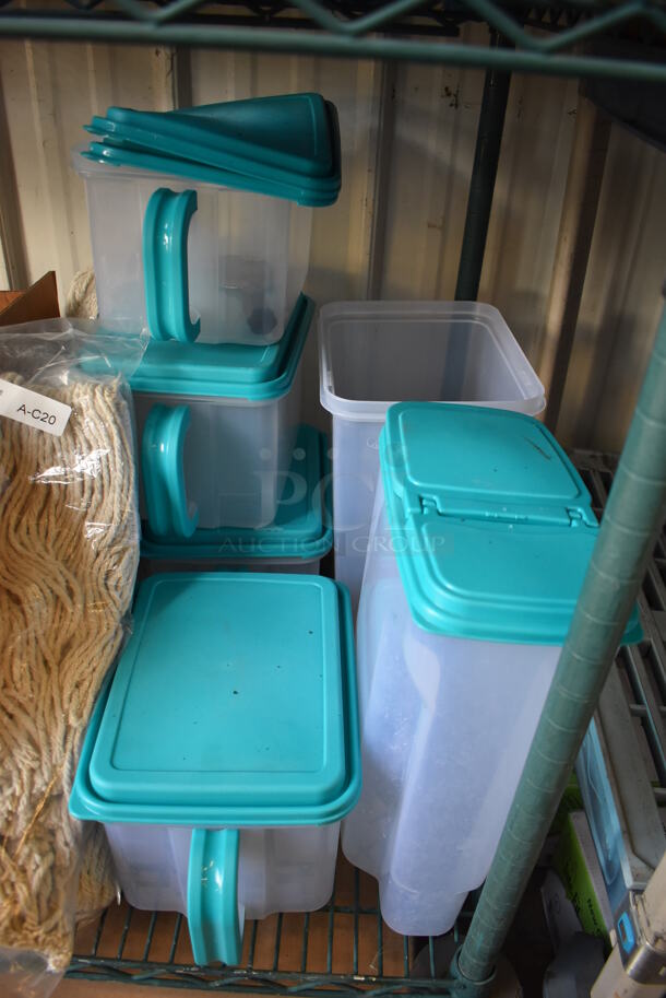 ALL ONE MONEY! Tier Lot of Various Items Including Poly Containers and Utensils - Image 2 of 6