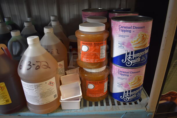 ALL ONE MONEY! Tier Lot of Various Items Including Strawberry and Peppermint Flavor Jugs - Image 3 of 4