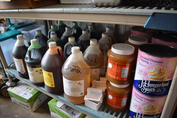 ALL ONE MONEY! Tier Lot of Various Items Including Strawberry and Peppermint Flavor Jugs - Image 4 of 4