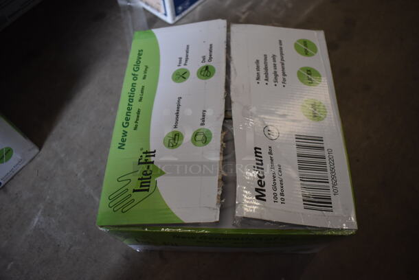 ALL ONE MONEY! Lot of 5 Boxes of Inte-Fit Gloves; 3 Large and 2 Medium - Image 3 of 5