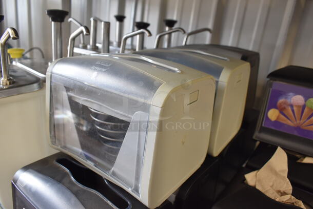 7 Tork Xpressnap Poly Napkin Dispensers. 8x5.5x6. 7 Times Your Bid! - Image 2 of 3