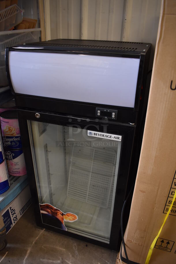 Beverage Air CTF3-1-B Metal Commercial Mini Freezer Merchandiser. 115 Volts, 1 Phase. 19x18x40. Tested and Powers On But Does Not Get Cold - Image 2 of 5