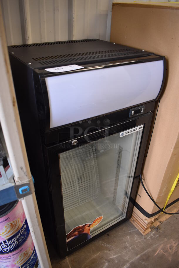 Beverage Air CTF3-1-B Metal Commercial Mini Freezer Merchandiser. 115 Volts, 1 Phase. 19x18x40. Tested and Powers On But Does Not Get Cold - Image 3 of 5