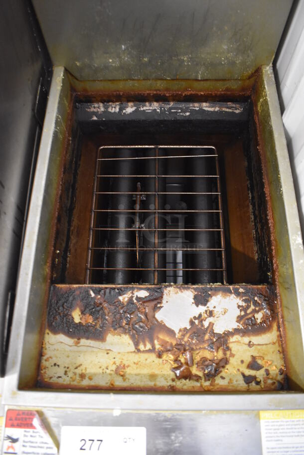 2019 Aprexa APX3-40N Stainless Steel Commercial Natural Gas Powered Deep Fat Fryer. 90,000 BTU. 15.5x30x50 - Image 4 of 6
