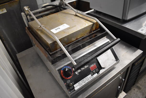 Star Pro Max Stainless Steel Commercial Countertop Panini Press. 208 Volts, 1 Phase. 15x24.5x15.5 - Image 3 of 6