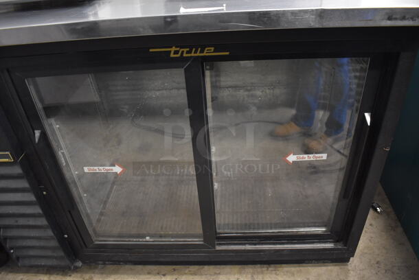 True TBB-24-48G-SD Metal Commercial 2 Door Back Bar Cooler Merchandiser. 115 Volts, 1 Phase. 49x24x36. Tested and Powers On But Does Not Get Cold - Image 3 of 6
