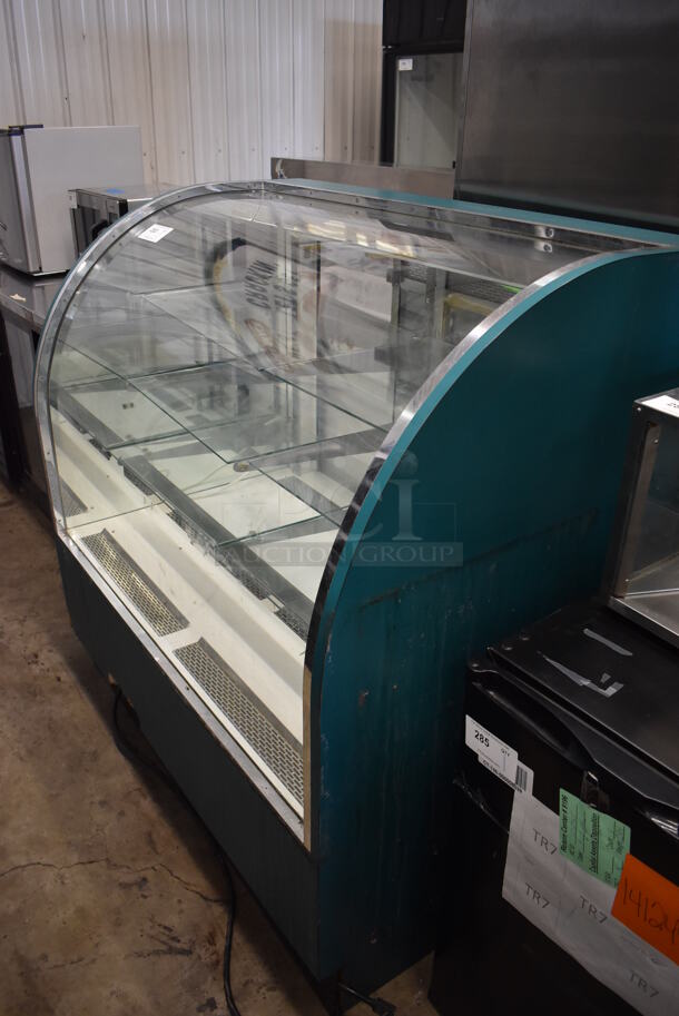 Metal Commercial Floor Style Display Case Merchandiser. 48x32x50. Tested and Does Not Power On - Image 3 of 4