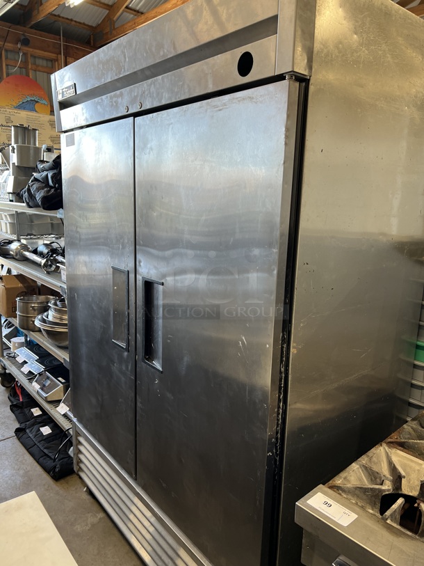 2015 True T-49F ENERGY STAR Stainless Steel Commercial 2 Door Reach In Freezer on Commercial Casters. 115 Volts, 1 Phase. 54x30x84. Tested and Does Not Power On - Image 3 of 7