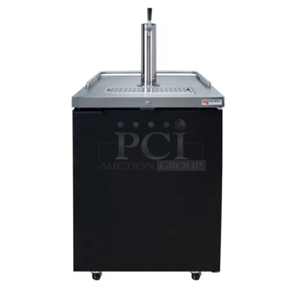 BRAND NEW SCRATCH AND DENT! 2019 Micro Matic MDD 23 E Stainless Steel Commercial Direct Draw Kegerator. Stock Picture Used For Gallery - Unit Does Not Come w/ Beer Tower Shown In Gallery Picture. 220 Volts, 1 Phase. 26x28x34. Tested and Working! - Image 1 of 6