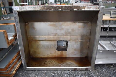 5.5' Metal Steam Hood. 66x58x23