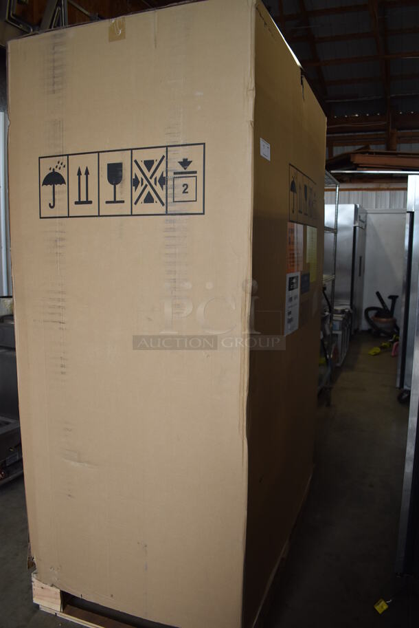 BRAND NEW IN BOX! Arctic Air AGR49 Stainless Steel Commercial 2 Door Reach In Cooler Merchandiser. Stock Picture Used For Gallery Picture. Tested and Working! - Image 2 of 3