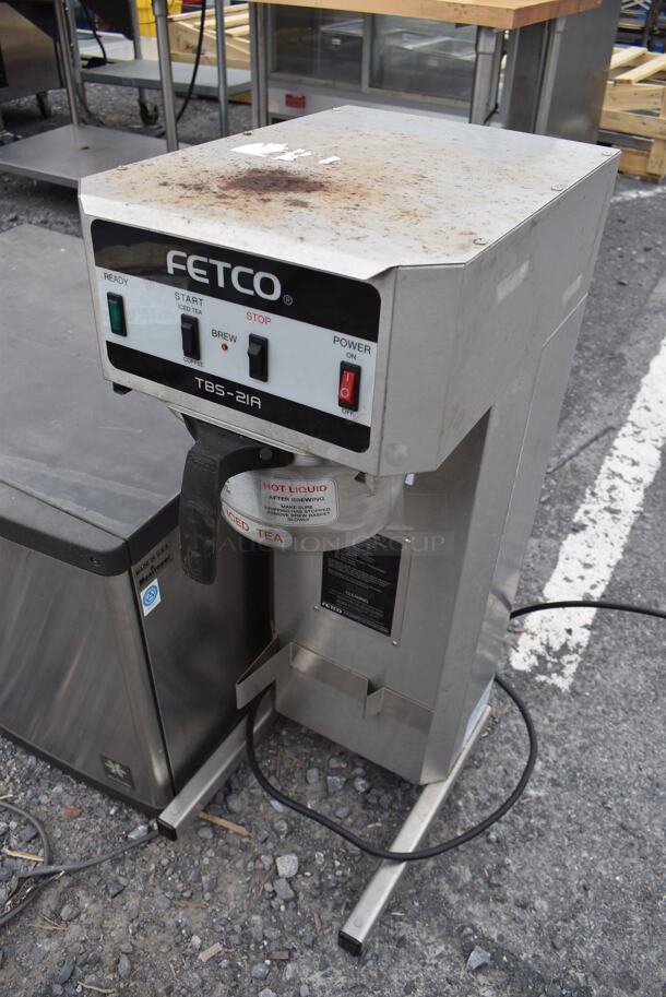 Fetco TBS-21A Stainless Steel Commercial Countertop Coffee Machine w/ Metal Brew Basket. 120 Volts, 1 Phase. 12x18x36 - Image 3 of 5