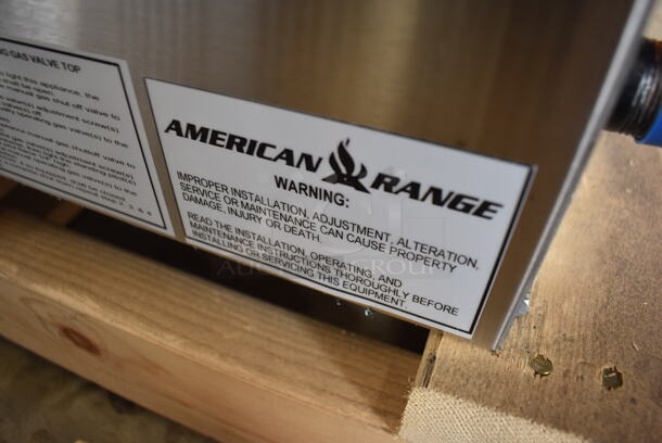 BRAND NEW! American Range ARRB-48 Stainless Steel Commercial Countertop Natural Gas Powered Charbroiler Grill. 48x30x10. Tested and Working! - Image 5 of 6