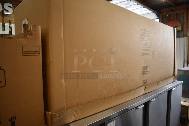 BRAND NEW IN BOX! 2016 Fagor FBB-95-S-SLP-GR Stainless Steel Commercial 3 Door Undercounter Cooler. 115 Volts, 1 Phase. 96x29x37. Tested and Working! - Image 7 of 7