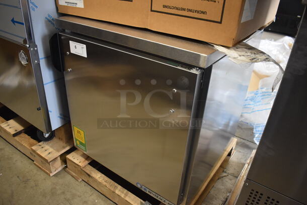 BRAND NEW! Beverage Air WTR27AHC-SR Stainless Steel Commercial Single Door Undercounter Cooler. 115 Volts, 1 Phase. 27x30x30. Tested and Working! - Image 2 of 8