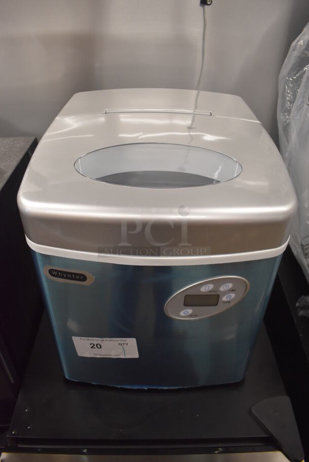 BRAND NEW SCRATCH AND DENT! Whynter IMC-491DC Stainless Steel Commercial Countertop Portable Ice Maker. 115 Volts, 1 Phase. 14x17x16. Tested and Working! - Image 1 of 7