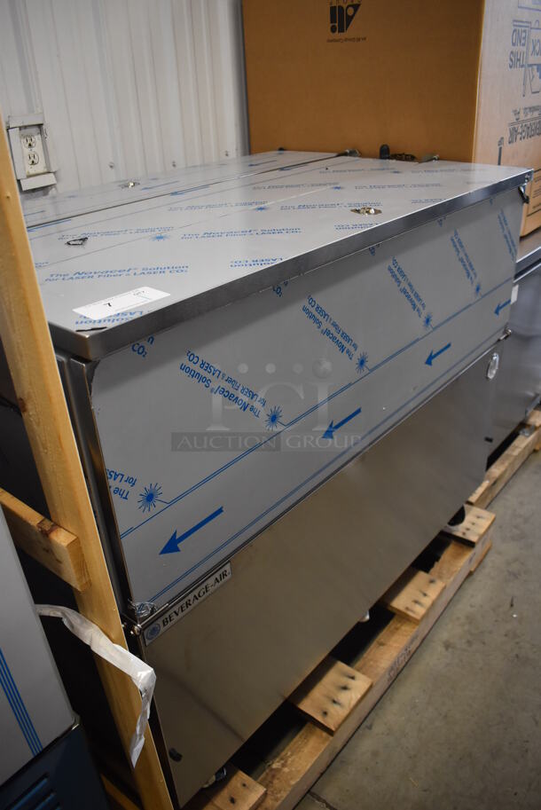 BRAND NEW! Beverage Air ST49HC-S Stainless Steel Commercial Portable Milk Cooler on Commercial Casters. 115 Volts, 1 Phase. 49x31x41. Tested and Working! - Image 6 of 6