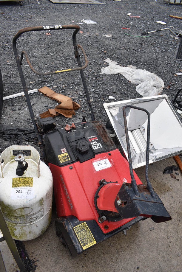 Honda HS 621 4 Stroke OHV Engine Snow Thrower. 21x49x41 - Image 3 of 5